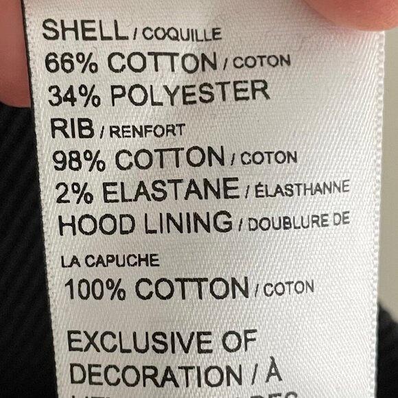 Puma ESS Small Logo Neutral Cotton Poly Blend Hoodie Kanga Pouch Black Sz XS NWT - Picture 10 of 12